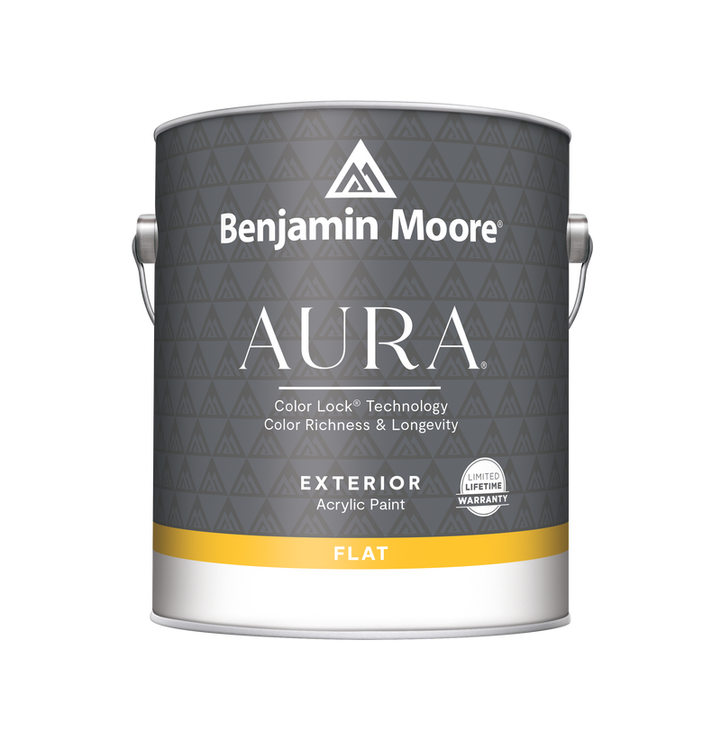 Aura Waterborne Exterior Paint - Flat Finish 629