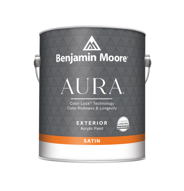 Aura Waterborne Exterior Paint - Satin Finish 631