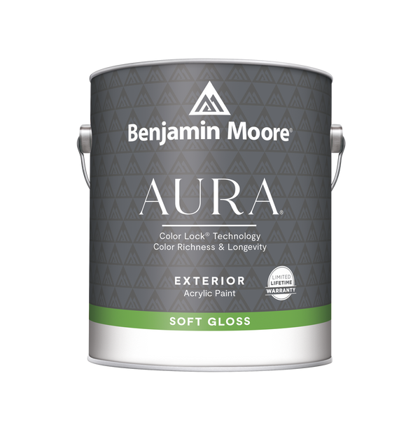 Aura Waterborne Exterior Paint - Semi-Gloss Finish 632